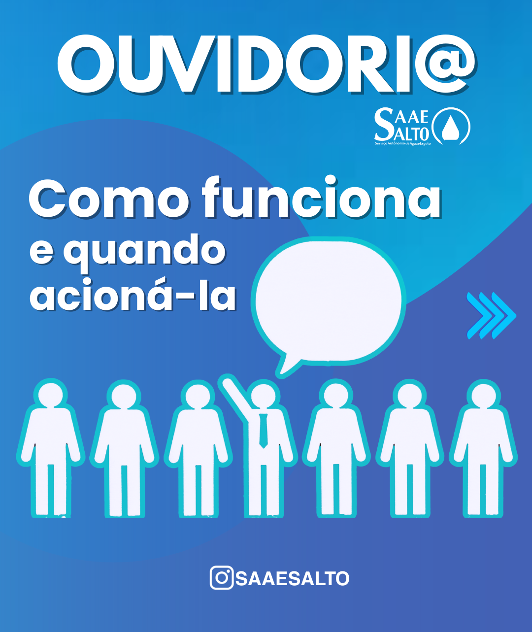 Leia mais sobre o artigo OUVIDORIA SAAE – Saiba quando acioná-la