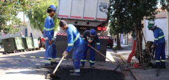 TAPA-BURACOS: SAAE inicia tamponamentos de valas pela cidade