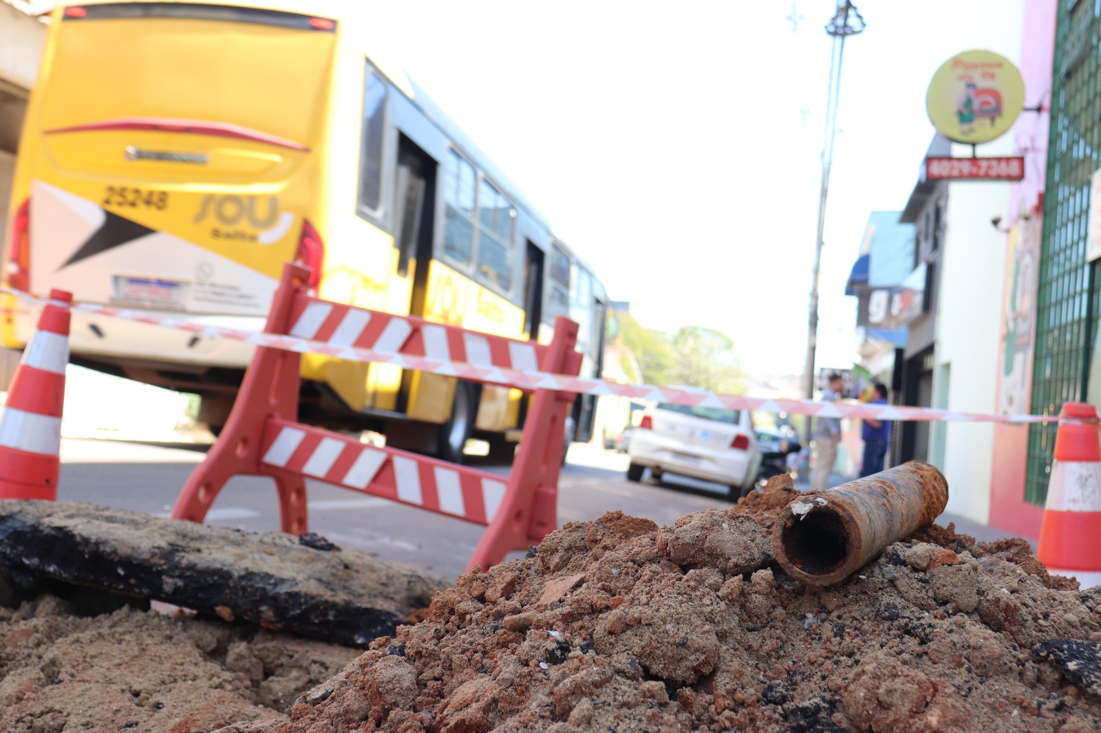 Leia mais sobre o artigo SAAE vai trocar trocar tubulação na Rua Rio Branco, no Centro