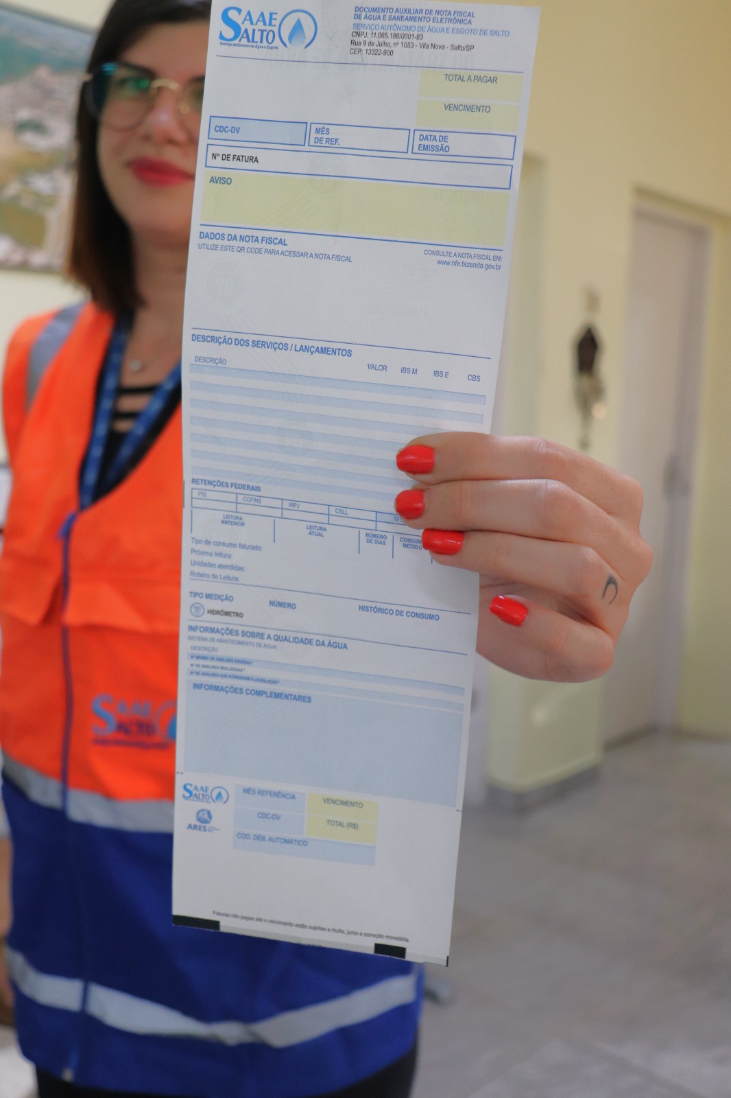MUDANÇA: Conta de água tem novo modelo a partir de setembro