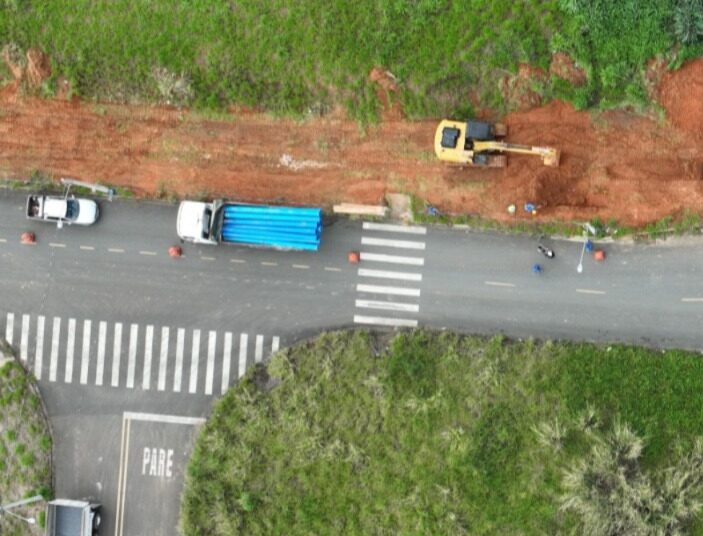 OBRA: Adutoras que vão trazer água da ETA Barnabé começam a ser instaladas